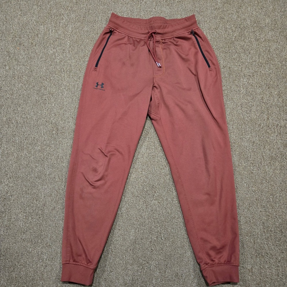 Under Armour Sportstyle Joggers Mens Medium Clay‎ Red 1290261 Athletic Pants